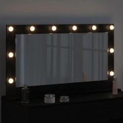 Miroir de vanité Rectangulaire Chêne noir 100 x 55 x 18 cm 555046555046