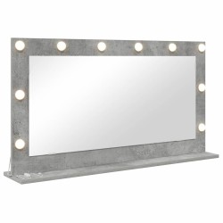 Miroir de vanité Rectangulaire Gris béton 100 x 55 x 18 cm 555047555047
