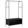 Porte-vêtements Noir 100 x 44 x 160 cm Bois d'ingénierie 555048555048