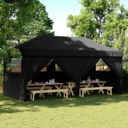 Tente de fête Noir 292 x 580 x 315 cm Tissu Oxford 555049555049