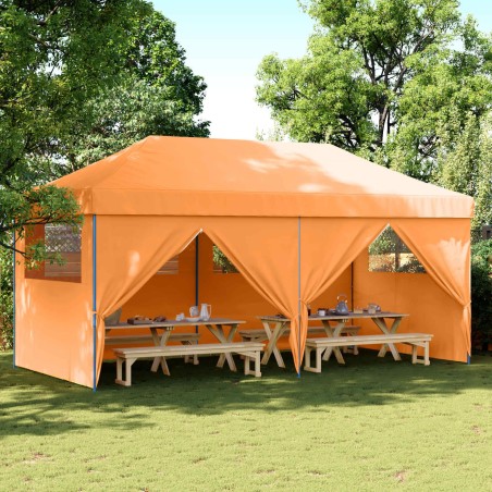 Tente de fête Orange 292 x 580 x 315 cm Tissu Oxford 555050555050