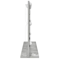 Miroir de vanité Rectangulaire Gris béton 80 x 55 x 18 cm 555052555052