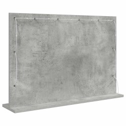 Miroir de vanité Rectangulaire Gris béton 80 x 55 x 18 cm 555052555052