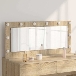 Miroir de vanité Rectangulaire Chêne Sonoma 100 x 45 x 18 cm 555056555056