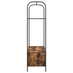 Porte-vêtements Chêne brun 100 x 44 x 160 cm Bois d'ingénierie 555059555059