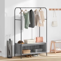 Porte-vêtements Gris 100 x 44 x 160 cm Bois d'ingénierie 555060555060