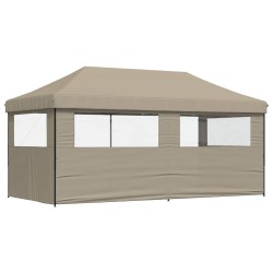 Tente de fête Taupe 292 x 580 x 315 cm Tissu Oxford 555062555062