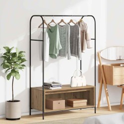 Porte-vêtements Chêne brun 100 x 44 x 160 cm Bois d'ingénierie 555063555063