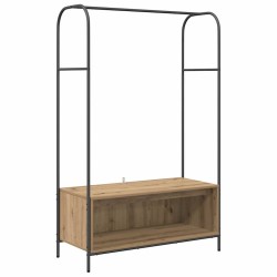 Porte-vêtements Chêne brun 100 x 44 x 160 cm Bois d'ingénierie 555063555063