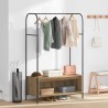 Porte-vêtements Chêne brun 100 x 44 x 160 cm Bois d'ingénierie 555063555063