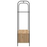 Porte-vêtements Chêne brun 100 x 44 x 160 cm Bois d'ingénierie 555063555063
