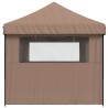 Tente de fête Marron 292 x 580 x 315 cm Tissu Oxford 555064555064