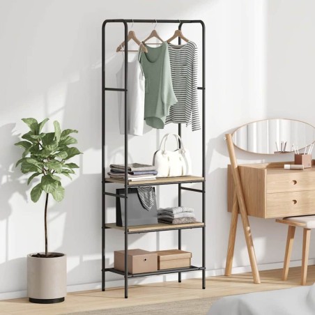 Porte-vêtements Chêne Sonoma 60 x 30 x 171 cm Bois d'ingénierie 555065555065