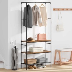 Porte-vêtements Bois ancien 77 x 30 x 171 cm Bois d'ingénierie 555067555067