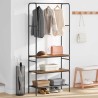 Porte-vêtements Bois ancien 77 x 30 x 171 cm Bois d'ingénierie 555067555067