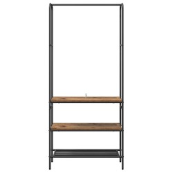 Porte-vêtements Bois ancien 77 x 30 x 171 cm Bois d'ingénierie 555067555067