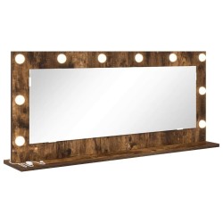 Miroir de vanité Rectangulaire Chêne fumé 100 x 45 x 18 cm 555068555068