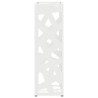 Porte-parapluie avec stockage Blanc 15,5 x 15,5 x 49 cm Métal 555086555086