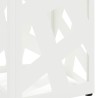Porte-parapluie avec stockage Blanc 15,5 x 15,5 x 49 cm Métal 555086555086