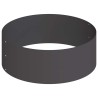 Cache-pot de jardin Noir 90 x 90 x 20 cm Acier laminé à froid 555116555116