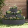 Cache-pot de jardin Anthracite 90 x 90 x 20 cm 555118555118