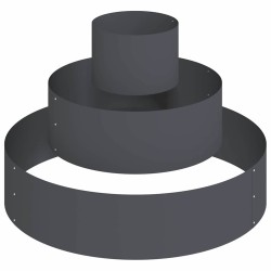 Cache-pot de jardin Anthracite 90 x 90 x 20 cm 555118555118