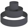 Cache-pot de jardin Anthracite 90 x 90 x 20 cm 555118555118