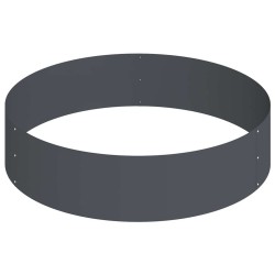 Cache-pot de jardin Anthracite 90 x 90 x 20 cm 555118555118