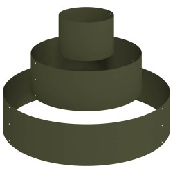 Cache-pot de jardin Vert olive 90 x 90 x 20 cm 555120555120