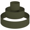 Cache-pot de jardin Vert olive 90 x 90 x 20 cm 555120555120