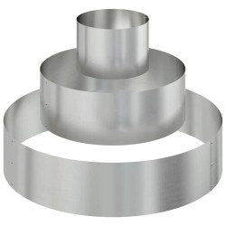 Cache-pot de jardin Argent 90 x 90 x 20 cm Acier galvanisé 555121555121