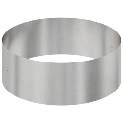Cache-pot de jardin Argent 90 x 90 x 20 cm Acier inoxydable 555124555124