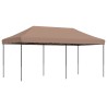 Tente de fête Marron 292 x 580 x 315 cm Tissu Oxford 555136555136