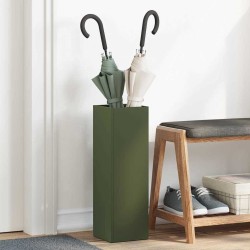 Porte-parapluie avec stockage Olive 15,5 x 15,5 x 49 cm Métal 555138555138