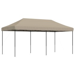 Tente de fête Taupe 292 x 580 x 315 cm Tissu Oxford 555139555139