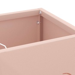 Porte-parapluie avec stockage Rose 15,5 x 15,5 x 49 cm Métal 555142555142