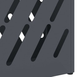 Porte-parapluie Anthracite 28 x 12 x 41 cm Acier 555150555150