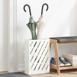 Porte-parapluie Blanc 28 x 12 x 41 cm Acier 555154555154