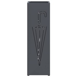 Porte-parapluie Anthracite 15,5 x 15,5 x 49 cm Métal 555156555156