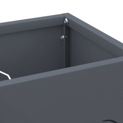 Porte-parapluie Anthracite 15,5 x 15,5 x 49 cm Métal 555156555156