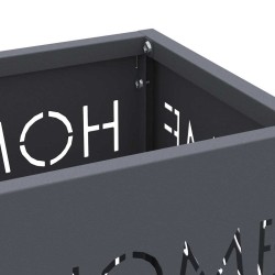 Porte-parapluie Anthracite 15,5 x 15,5 x 49 cm Métal 555158555158