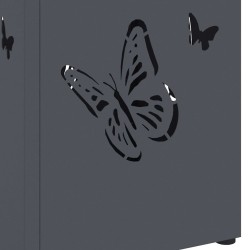 Porte-parapluie Anthracite 15,5 x 15,5 x 49 cm Métal 555158555158