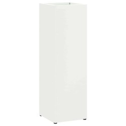 Porte-parapluie avec stockage Blanc 15,5 x 15,5 x 49 cm Métal 555164555164