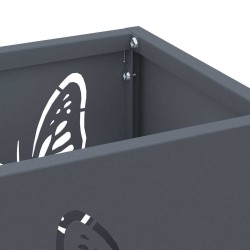 Porte-parapluie Anthracite 15,5 x 15,5 x 49 cm Métal 555165555165