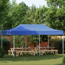 Tente de fête Bleu 291 x 580 x 315 cm Tissu Oxford 555167555167