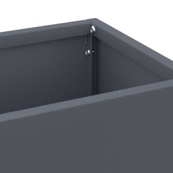 Porte-parapluie Anthracite 15,5 x 15,5 x 49 cm Métal 555174555174