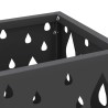 Porte-parapluie avec stockage Noir 15,5 x 15,5 x 49 cm Métal 555175555175