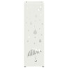 Porte-parapluie avec stockage Blanc 15,5 x 15,5 x 49 cm Métal 555180555180
