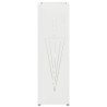 Porte-parapluie avec stockage Blanc 15,5 x 15,5 x 49 cm Métal 555184555184