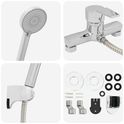 Ensemble de Douche Chrome G 1 / 2 pouces Laiton 555186555186